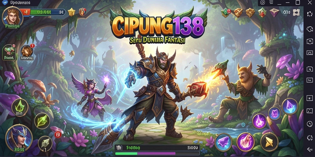 Tampilan gameplay seru di dunia petualangan CIPUNG138.