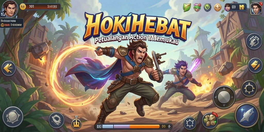Tampilan menarik dari HOKIHEBAT saat beraksi dalam pertempuran.