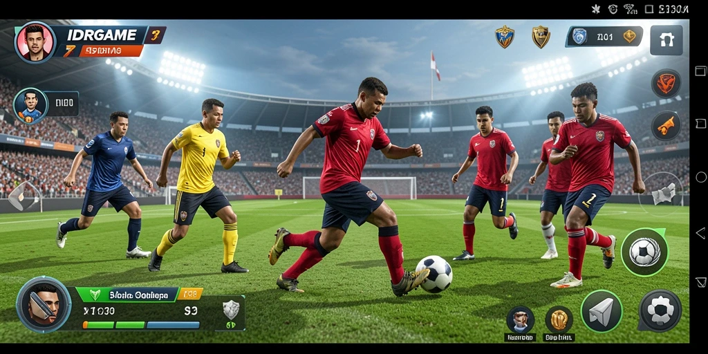 Tampilan gameplay seru dalam IDRGAME yang memukau.