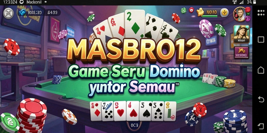 Tampilan gameplay seru dan penuh strategi dari MASBRO12.