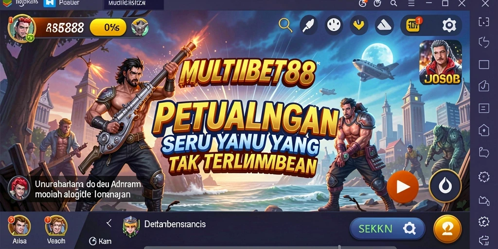 Screenshot gameplay MULTIBET88 menampilkan petualangan yang memukau.