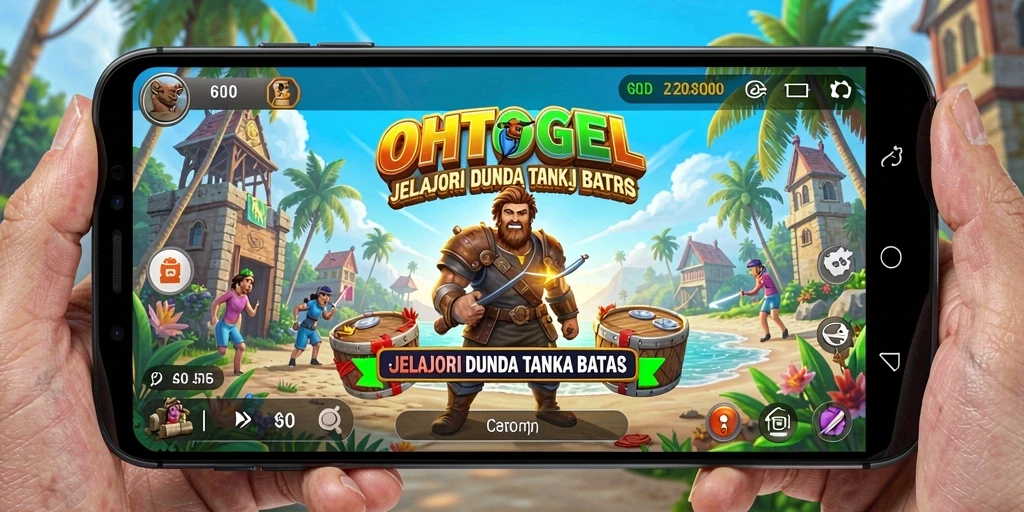 Gameplay seru OHTOGEL yang menampilkan kebebasan eksplorasi.