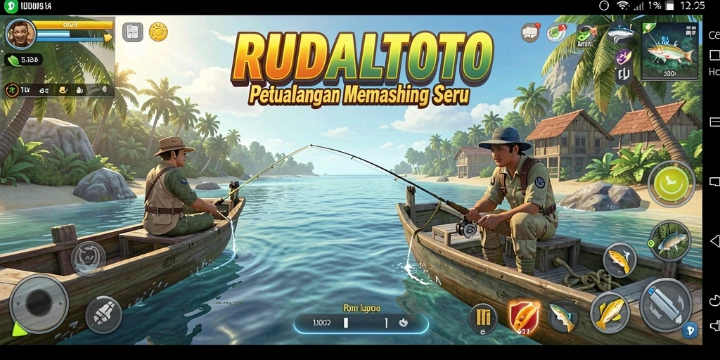 Tangkapan ikan besar dalam gameplay RUDALTOTO yang seru.