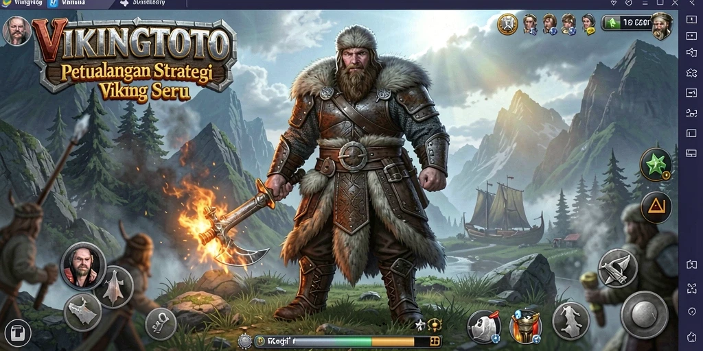 Tangkapan layar VIKINGTOTO menampilkan aksi pertempuran yang mendebarkan.