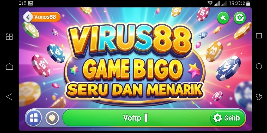 Screenshot gameplay VIRUS88 dengan pengalaman Bingo yang seru.